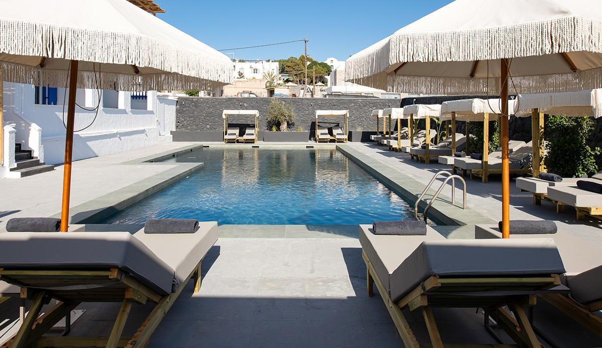The Noverian Bios Santorini Boutique Hotel Fira  Zewnętrze zdjęcie