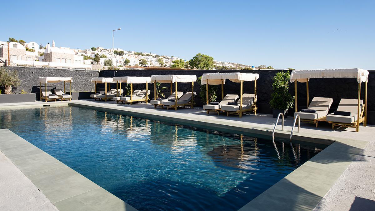 The Noverian Bios Santorini Boutique Hotel Fira  Zewnętrze zdjęcie