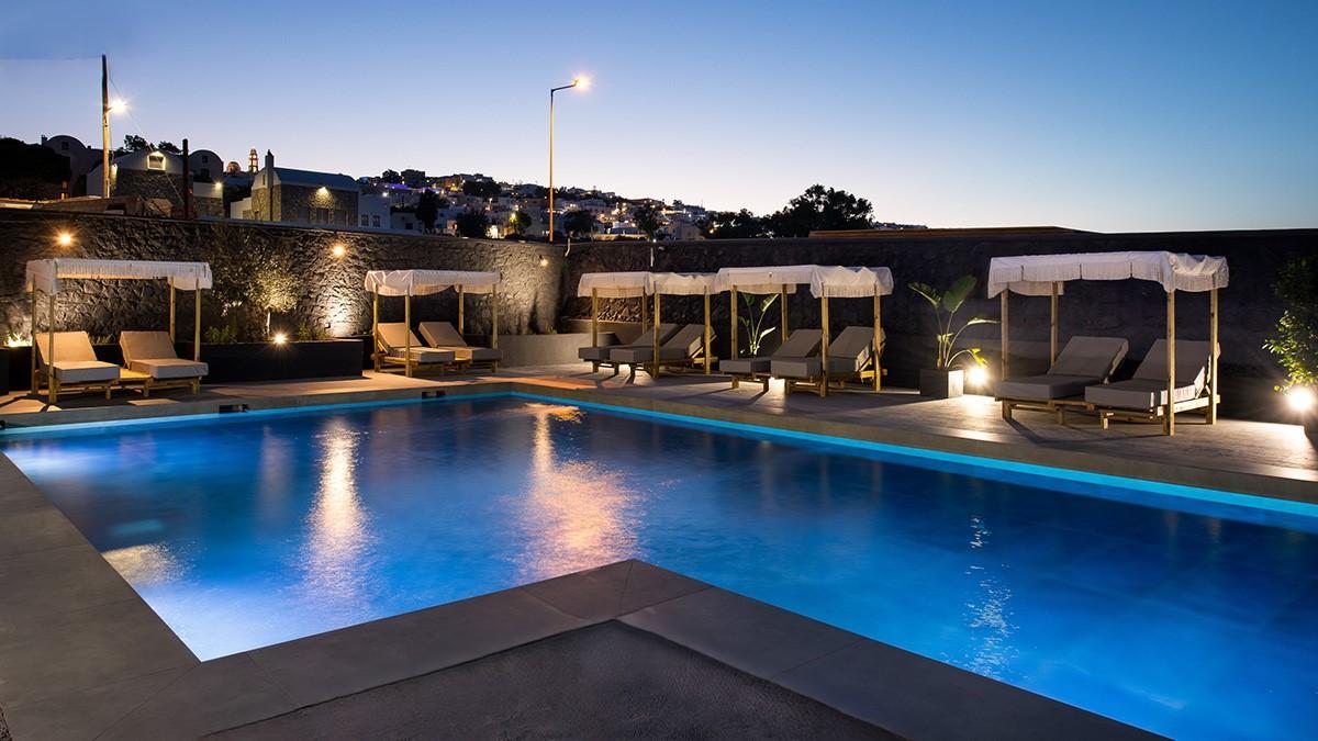 The Noverian Bios Santorini Boutique Hotel Fira  Zewnętrze zdjęcie