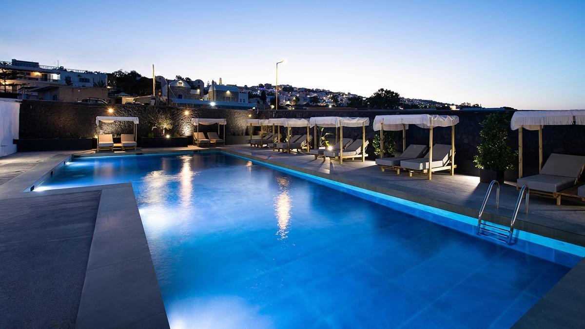 The Noverian Bios Santorini Boutique Hotel Fira  Zewnętrze zdjęcie